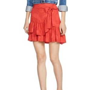 NWY. Maje. Jahima Jacquard Wrap Skirt